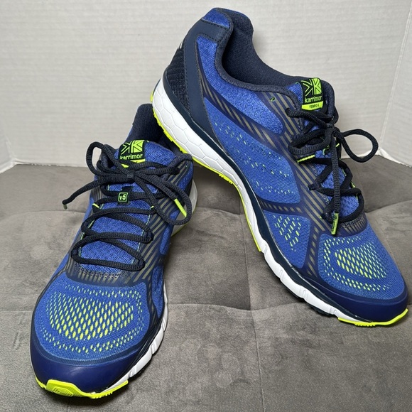 Men's Karrimor Tempo 5 Running Shoes Navy/Lime Size 12 - Picture 15 of 15